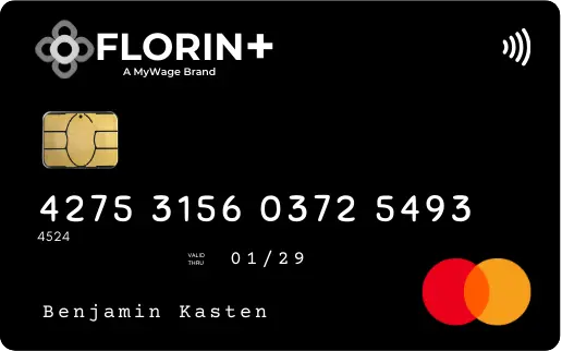 Credit Card Germany 2 FLORIN+ logo